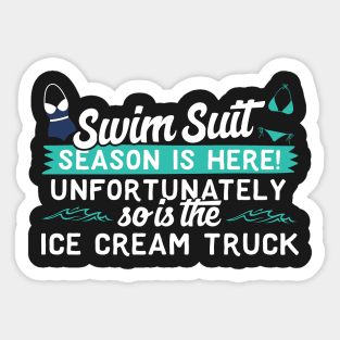 Swim Suit Season is Here and so is the Ice Cream Truck Sticker